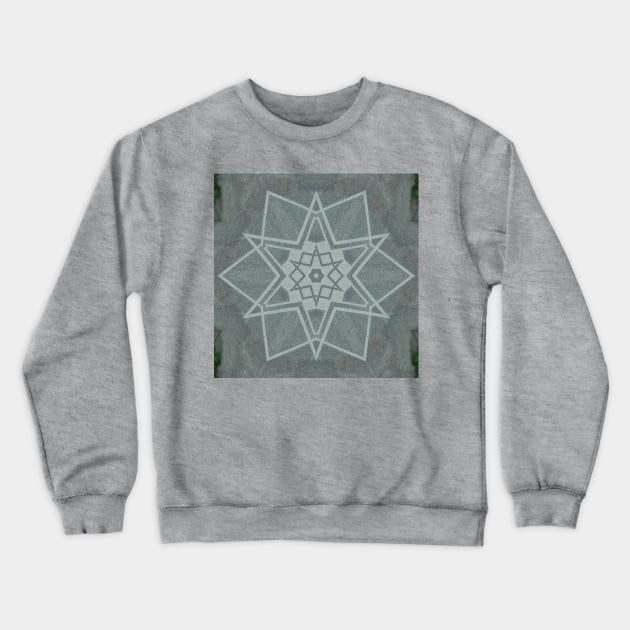 Reverse Graffitti Kaleidoscope Pattern (Seamless) 6 Crewneck Sweatshirt by Swabcraft